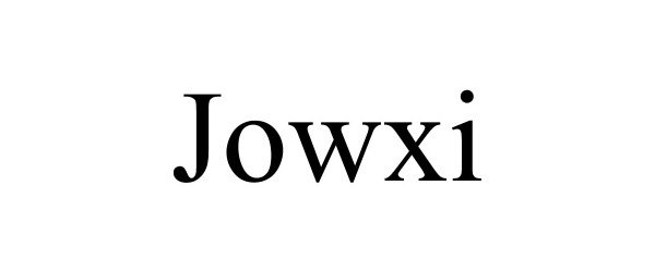 Trademark Logo JOWXI