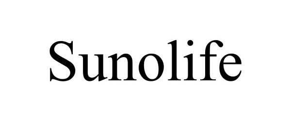 Trademark Logo SUNOLIFE