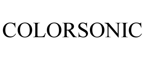 Trademark Logo COLORSONIC