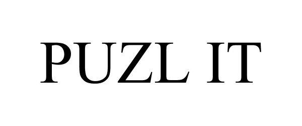 Trademark Logo PUZL IT