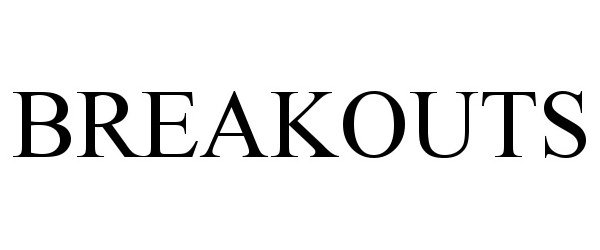 Trademark Logo BREAKOUTS