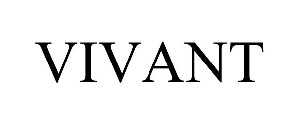 Trademark Logo VIVANT
