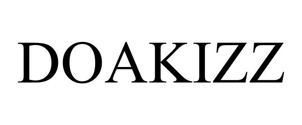 Trademark Logo DOAKIZZ