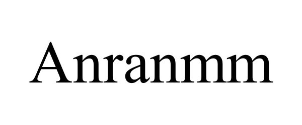 Trademark Logo ANRANMM