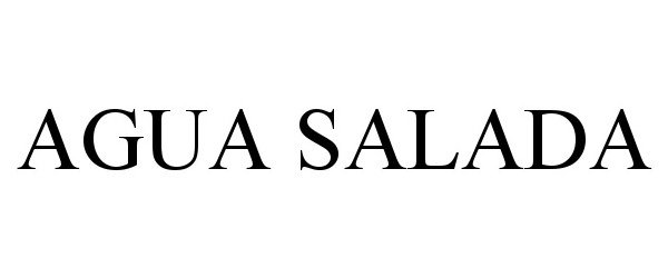  AGUA SALADA