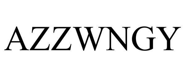 Trademark Logo AZZWNGY