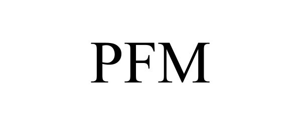 Trademark Logo PFM