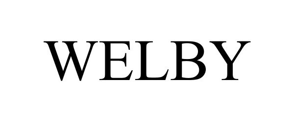 Trademark Logo WELBY