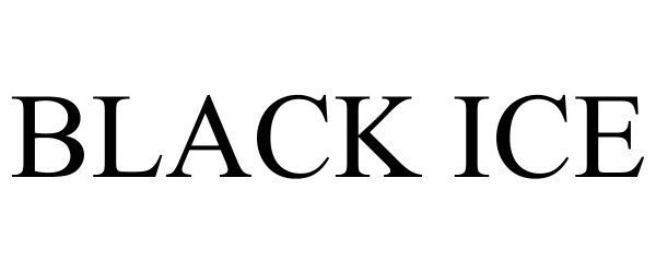 Trademark Logo BLACK ICE