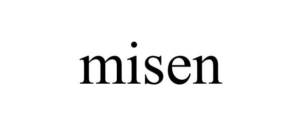 Trademark Logo MISEN