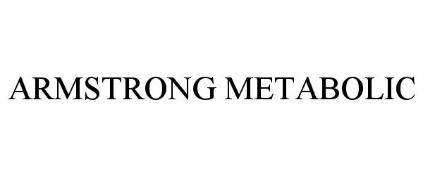 Trademark Logo ARMSTRONG METABOLIC