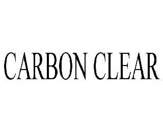 Trademark Logo CARBON CLEAR