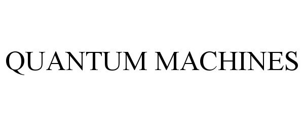 Trademark Logo QUANTUM MACHINES
