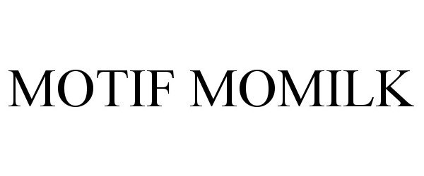 Trademark Logo MOTIF MOMILK