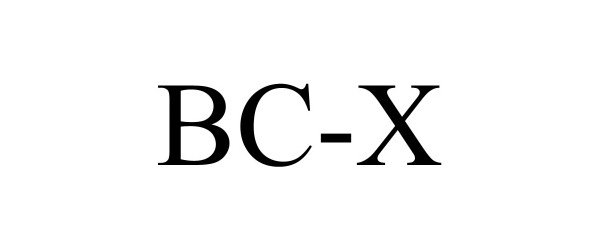 Trademark Logo BC-X