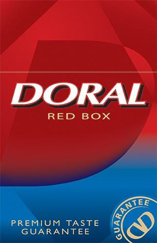  DORAL RED BOX PREMIUM TASTE GUARANTEE GUARANTEE DD