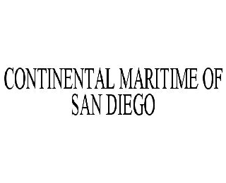  CONTINENTAL MARITIME OF SAN DIEGO