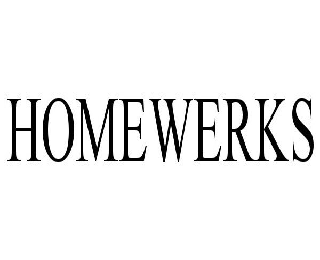 Trademark Logo HOMEWERKS