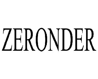 Trademark Logo ZERONDER