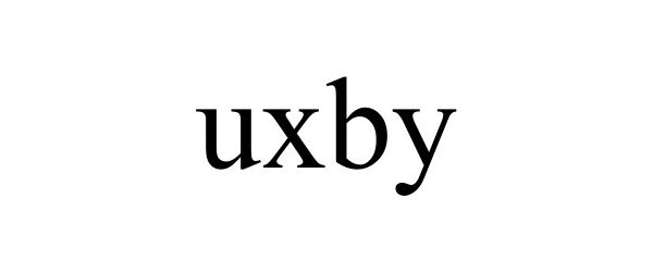 Trademark Logo UXBY