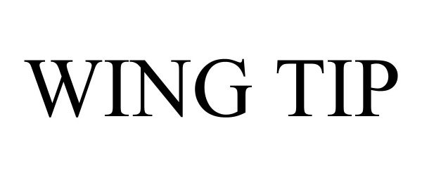 Trademark Logo WING TIP