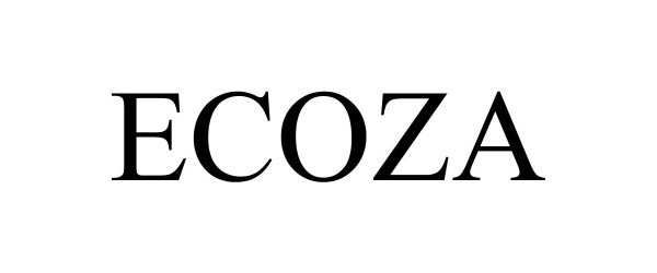Trademark Logo ECOZA