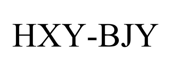 Trademark Logo HXY-BJY