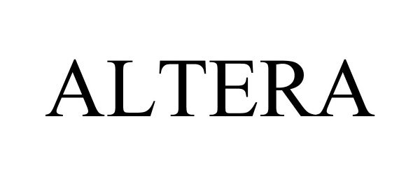 Trademark Logo ALTERA