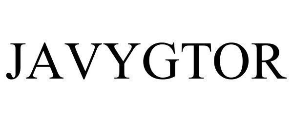 Trademark Logo JAVYGTOR