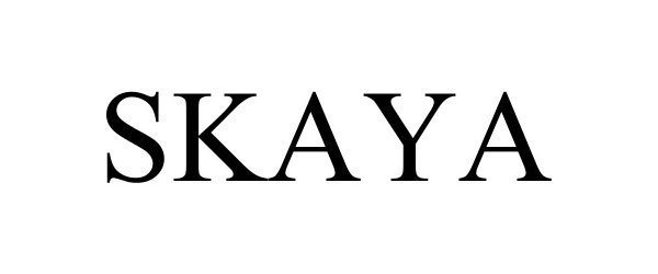 Trademark Logo SKAYA