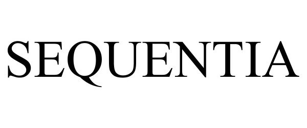Trademark Logo SEQUENTIA