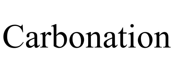 Trademark Logo CARBONATION