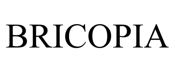Trademark Logo BRICOPIA