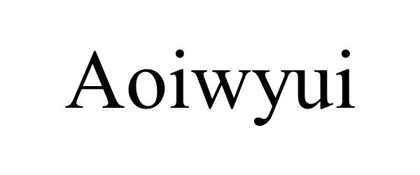 Trademark Logo AOIWYUI