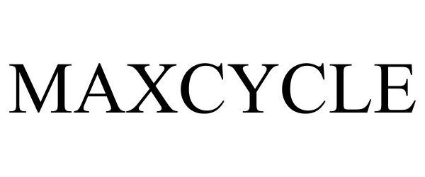 Trademark Logo MAXCYCLE