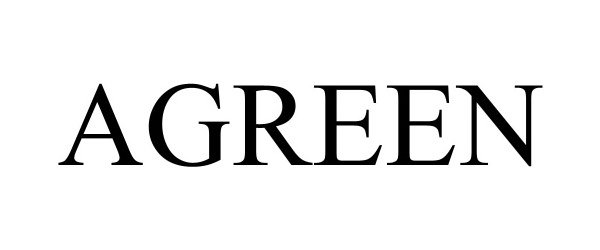 Trademark Logo AGREEN