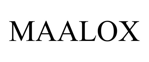Trademark Logo MAALOX