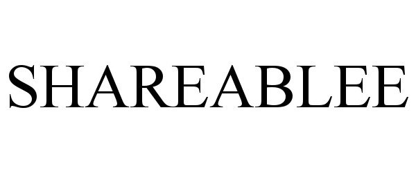 Trademark Logo SHAREABLEE