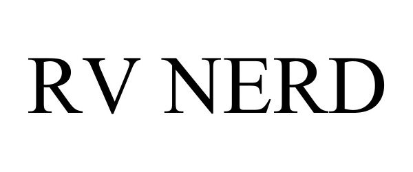 Trademark Logo RV NERD