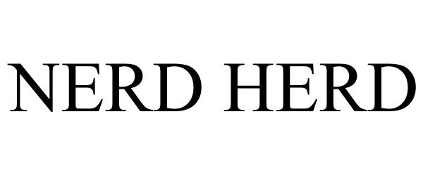 Trademark Logo NERD HERD
