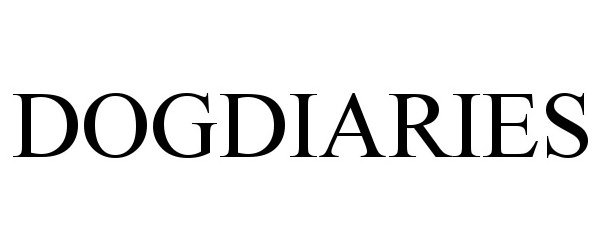 Trademark Logo DOGDIARIES