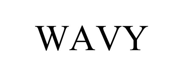 Trademark Logo WAVY