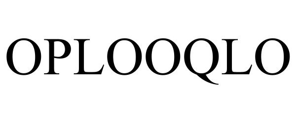 Trademark Logo OPLOOQLO