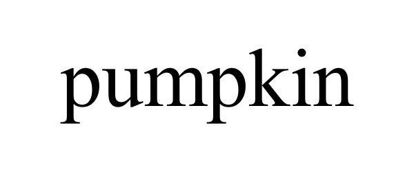 Trademark Logo PUMPKIN