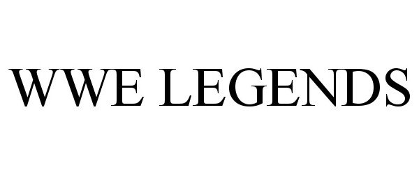 Trademark Logo WWE LEGENDS