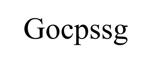 Trademark Logo GOCPSSG