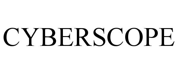 Trademark Logo CYBERSCOPE