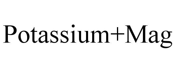 Trademark Logo POTASSIUM+MAG