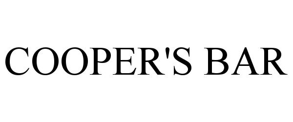  COOPER'S BAR