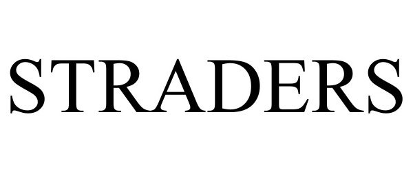 Trademark Logo STRADERS